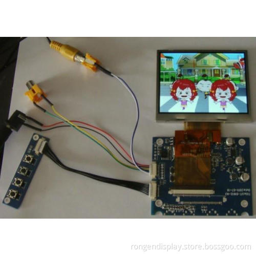 3.5inch TFT LCD Screen with AV Input Signal Driver Board